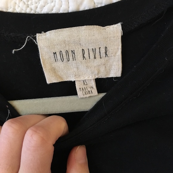 Black Party top moon river brand - Picture 2 of 4